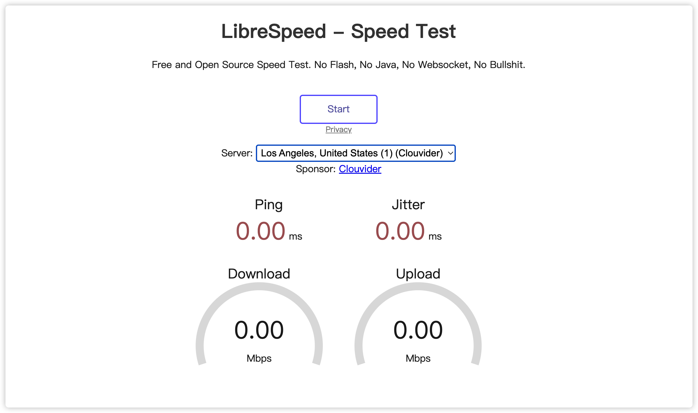 搭建一个librespeed测速服务器